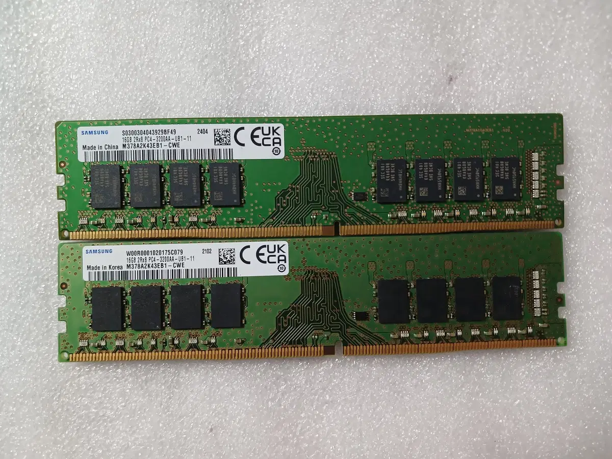 삼성 ddr4 3200aa 64gb(16x4)